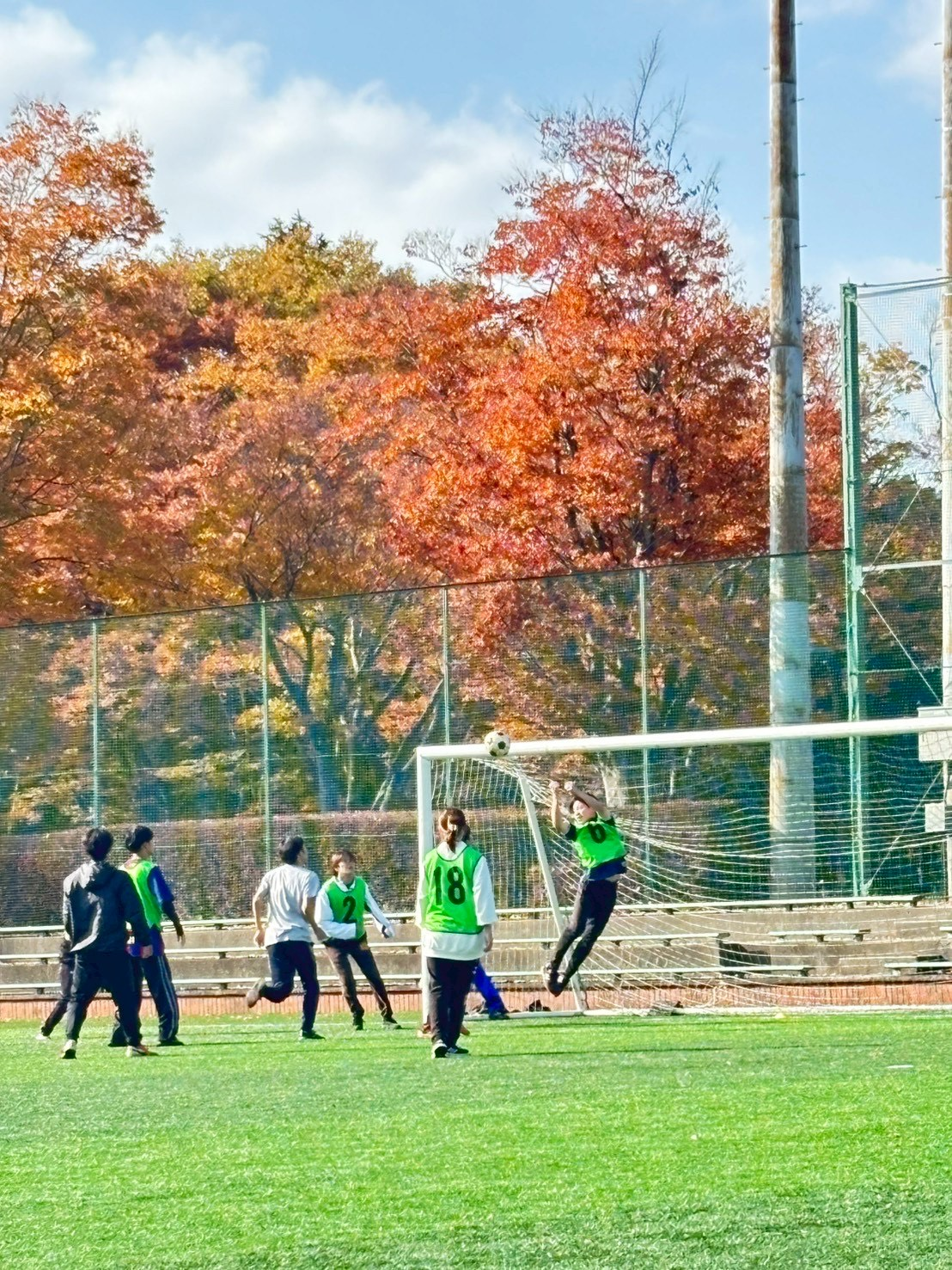 サッカーの競技風景