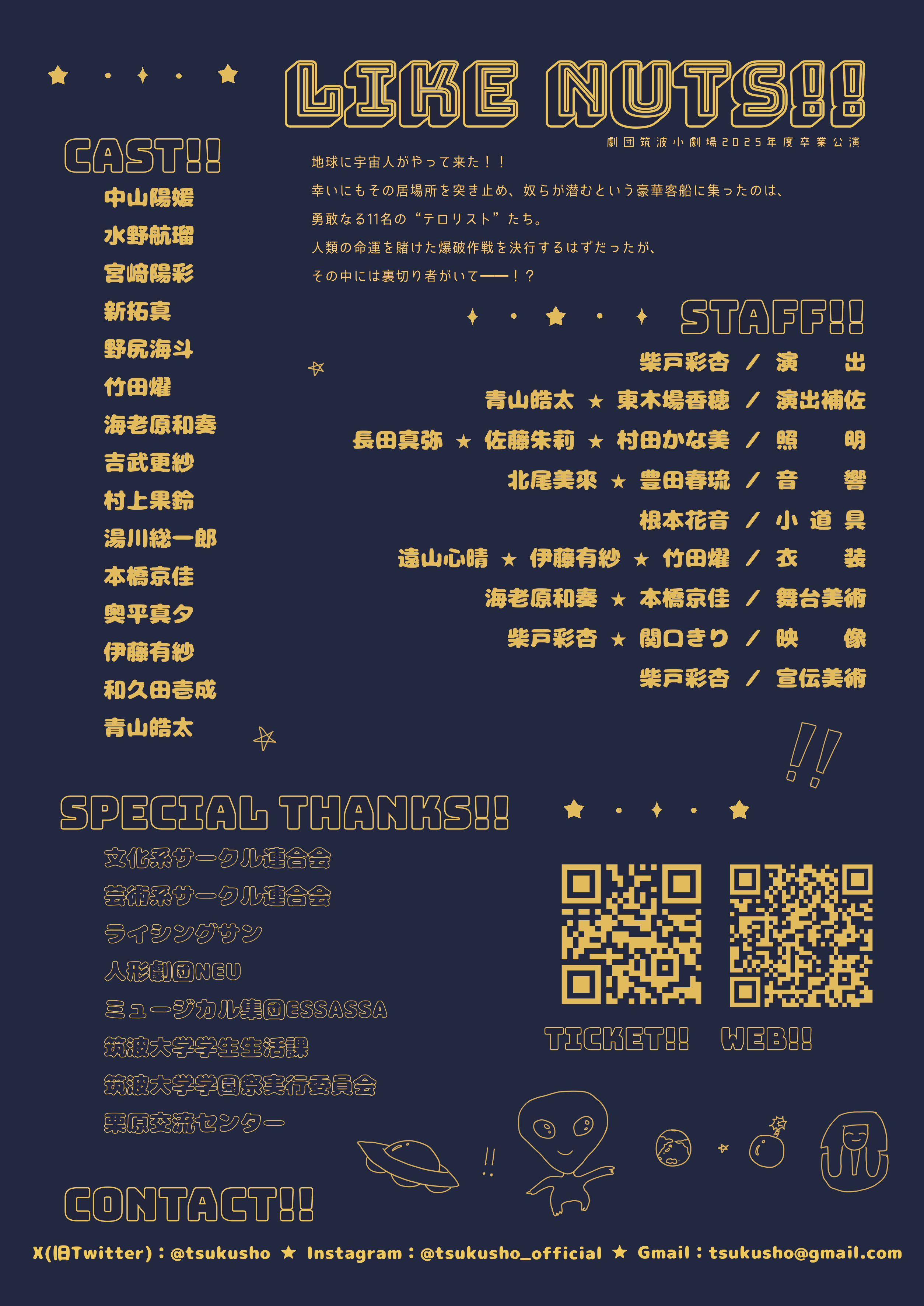 LIKE NUTS!! ビラ裏